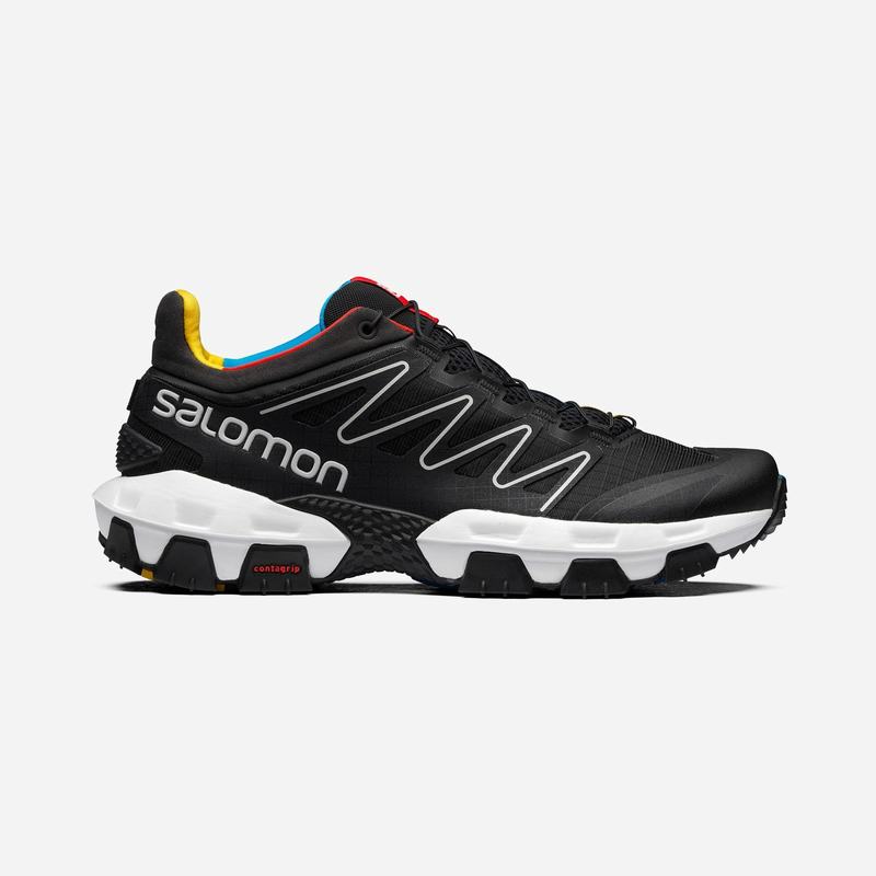 Salomon Singapore Mens Trail Running Shoes - XA PRO STREET Black/White | 83245-GOWL